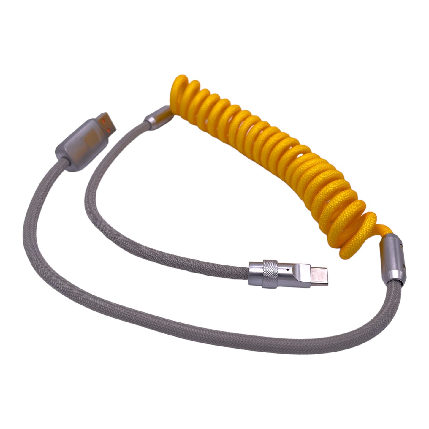 thicc USB-A to USB-C Braided Spring Cable