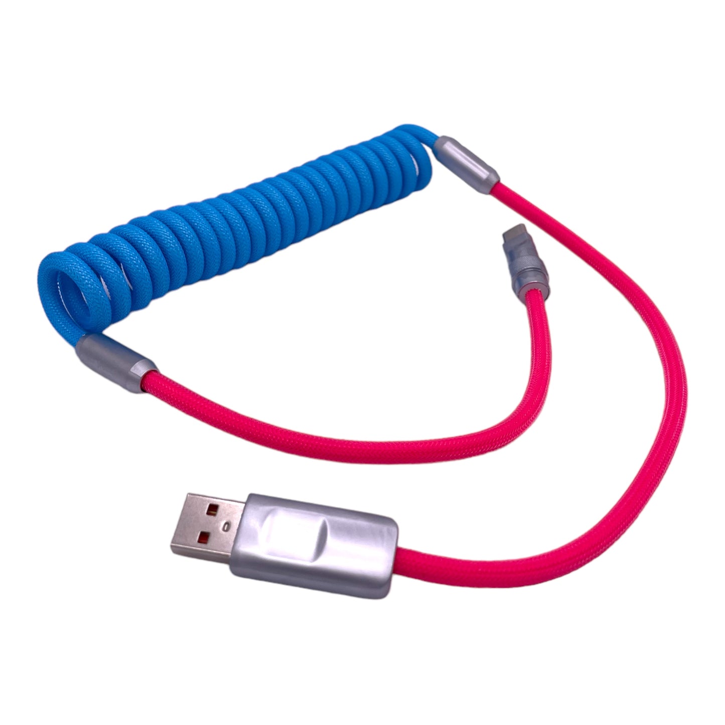 thicc USB-A to USB-C Braided Spring Cable